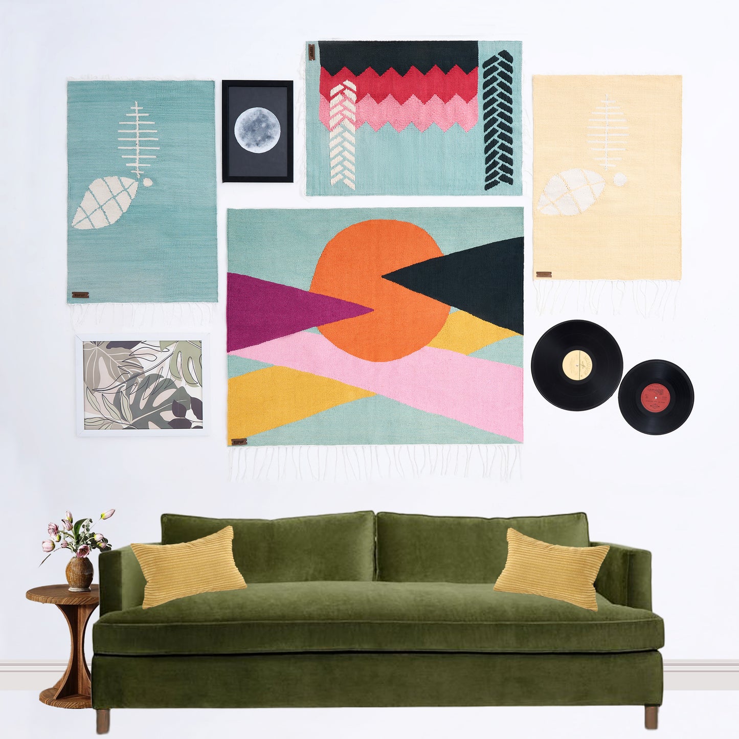 Full Moon Kilim Wall Art