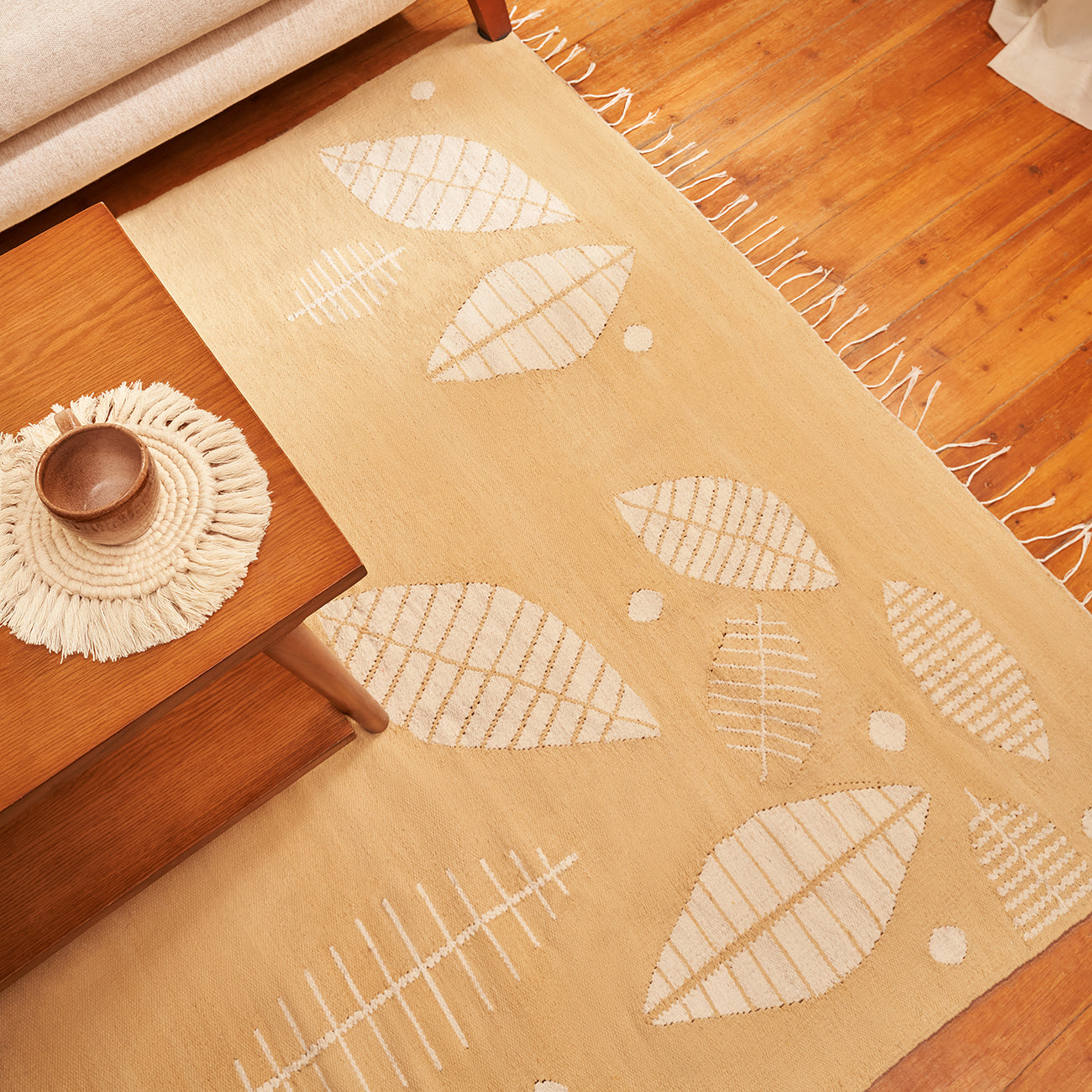 Leaves Cotton Carpet