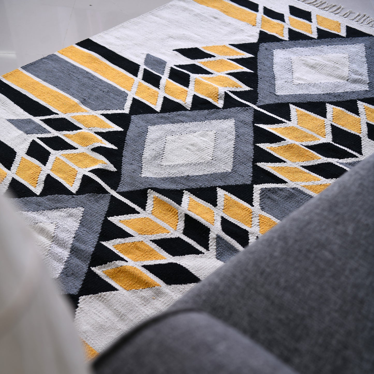 Summer Vibes Cotton Kilim Rug