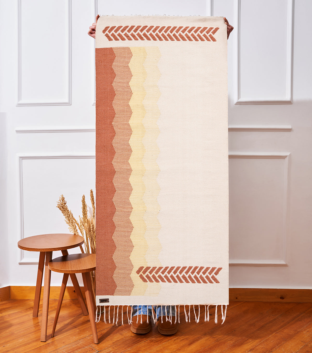 Soumak Cotton Kilim Rug