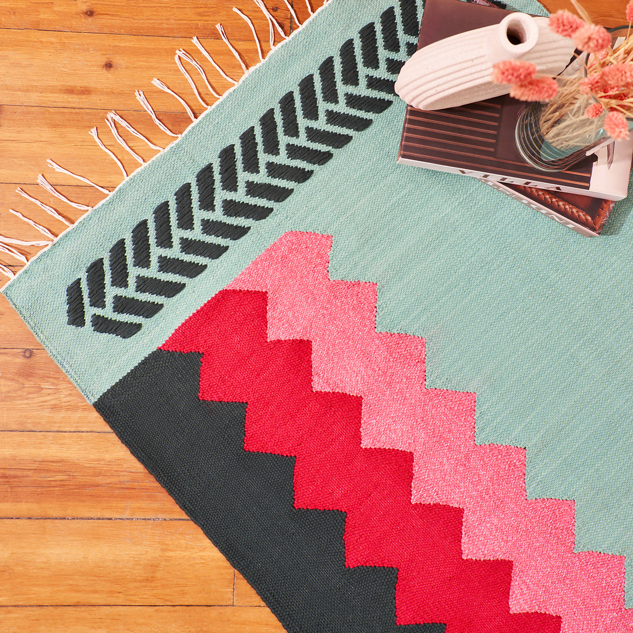 Soumak Cotton Kilim Rug