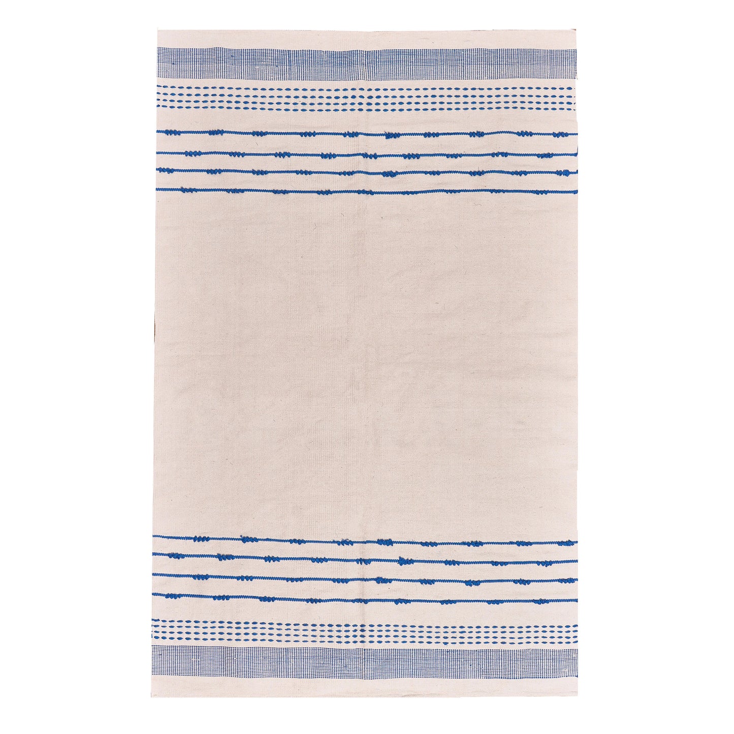 Textured Cotton Kilim Rug