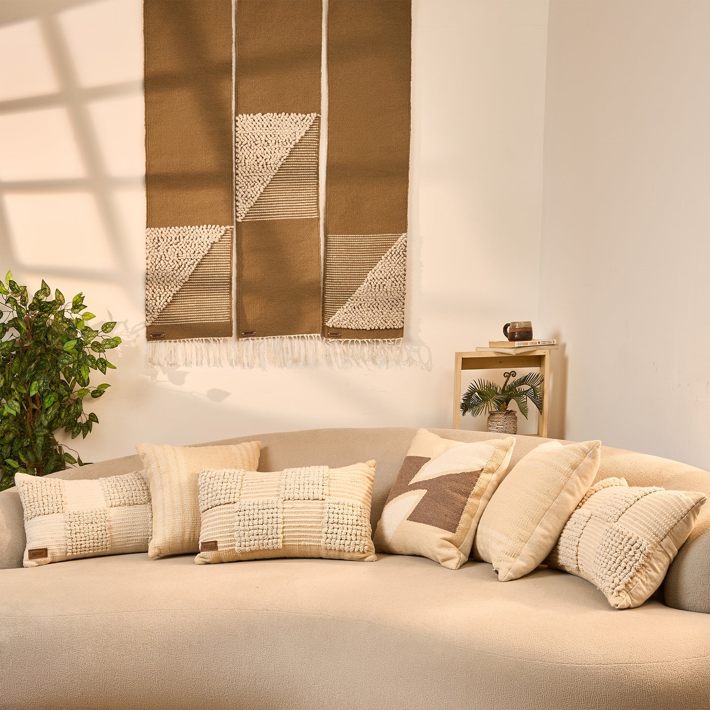 Checkered Kilim Wall art Set