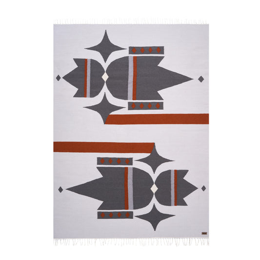 Lotus Flower Kilim Carpet