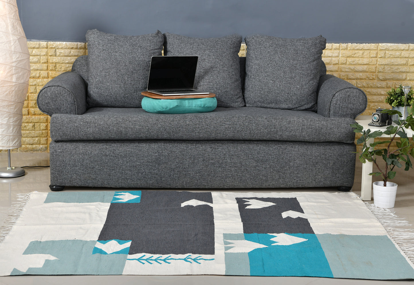 Revival Cotton Kilim Carpet