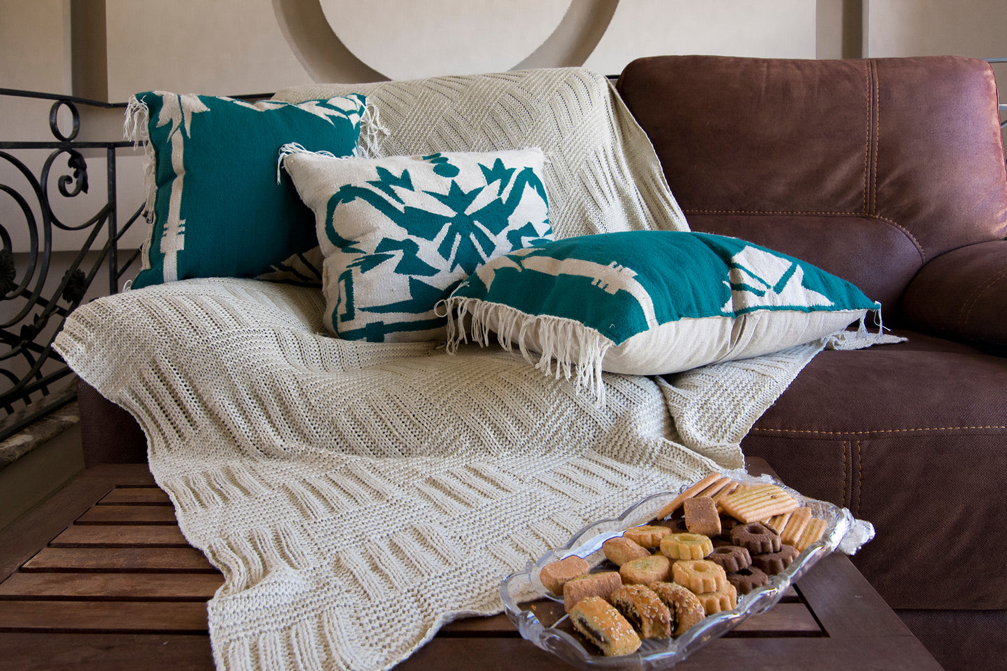 Flower Bucket Kilim Cushion