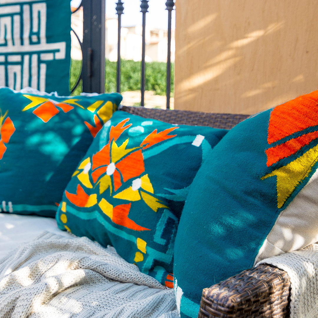 Flower Bucket Kilim Cushions