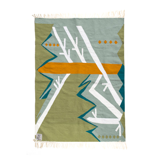 Palm Trees Kilim Rug