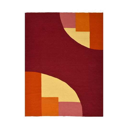 Sunset Scene Kilim Carpet