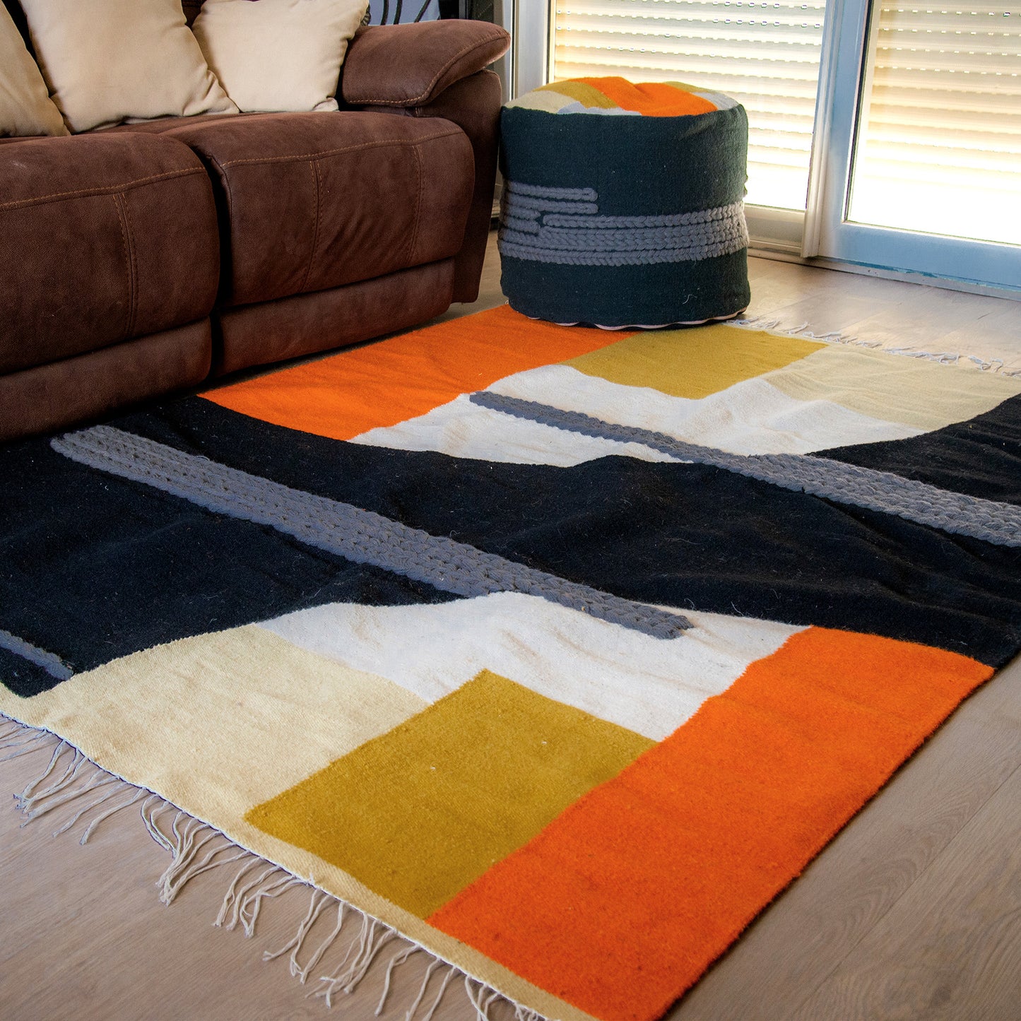 Sun Scene Kilim Carpet