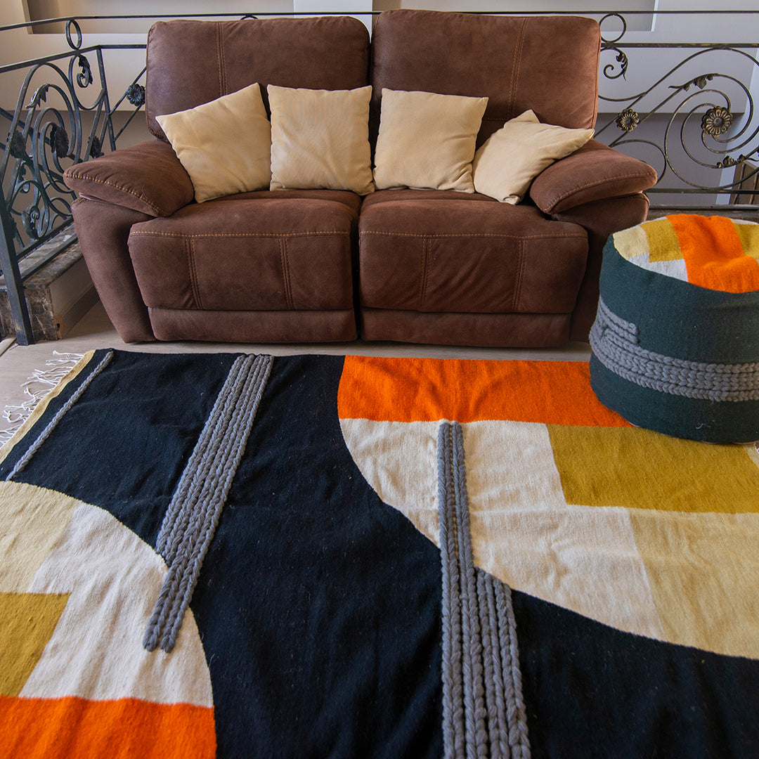 Sun Scene Kilim Carpet
