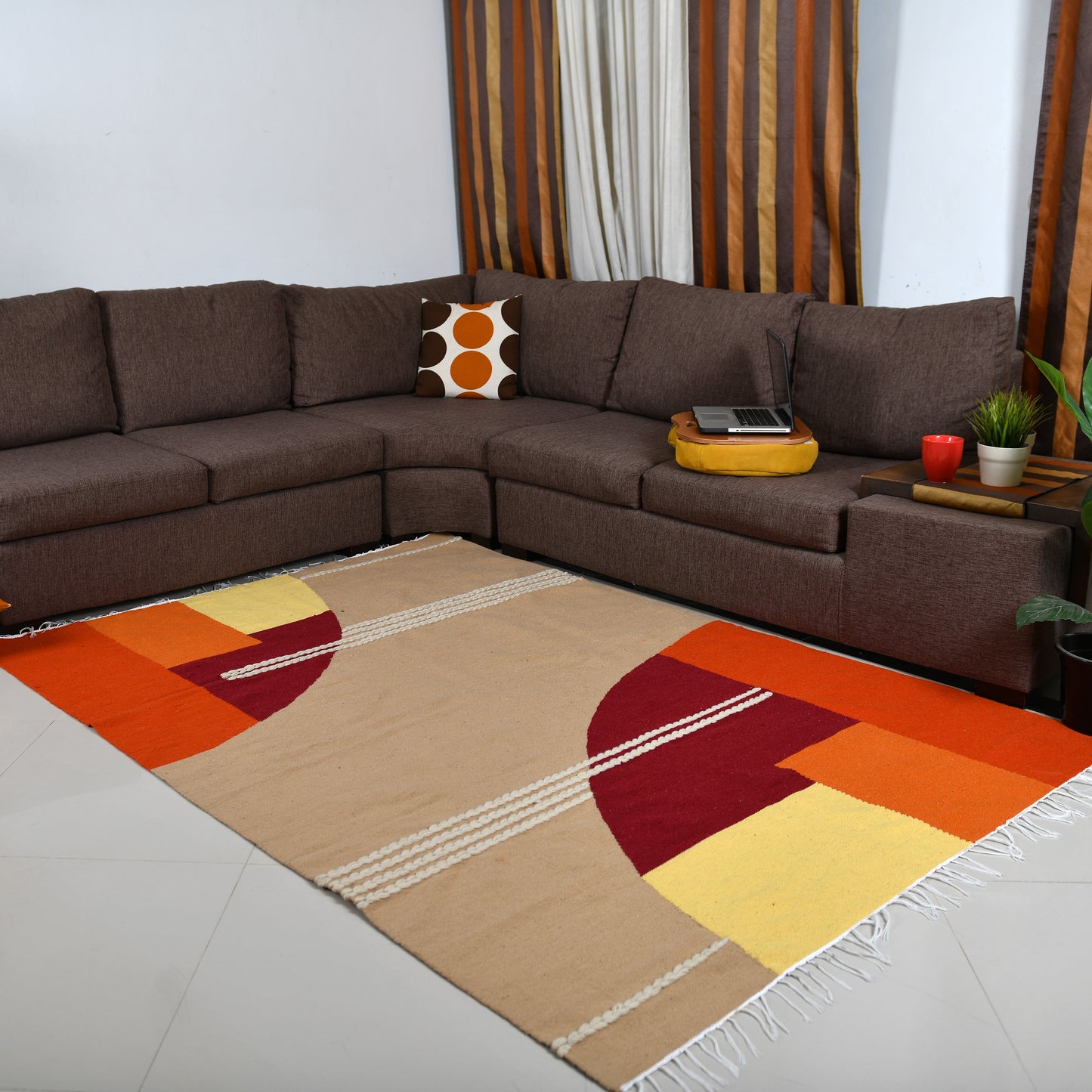 Sun Scene Kilim Carpet