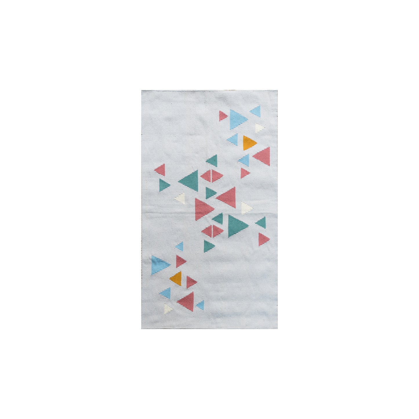 Wandering Triangles Kilim Rug