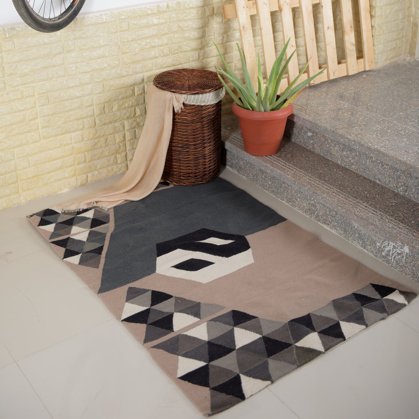 Yin Yang Kilim Carpet