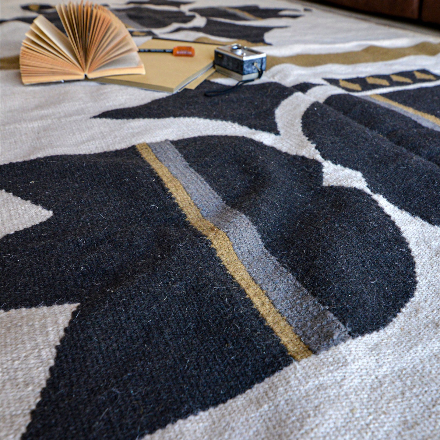 Lotus Flower Kilim Carpet