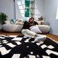 Checkerd Kilim Rug