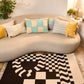 Checkerd Kilim Rug