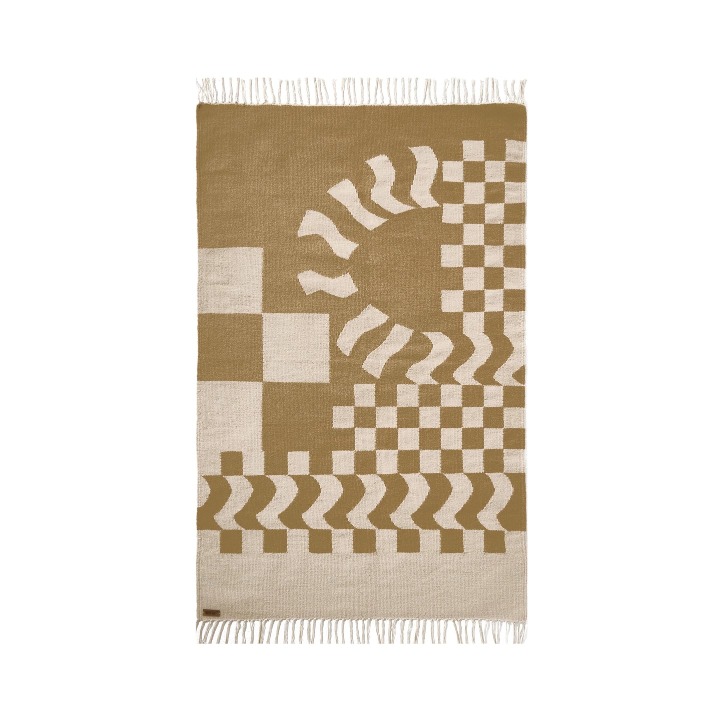 Checkerd Kilim Rug