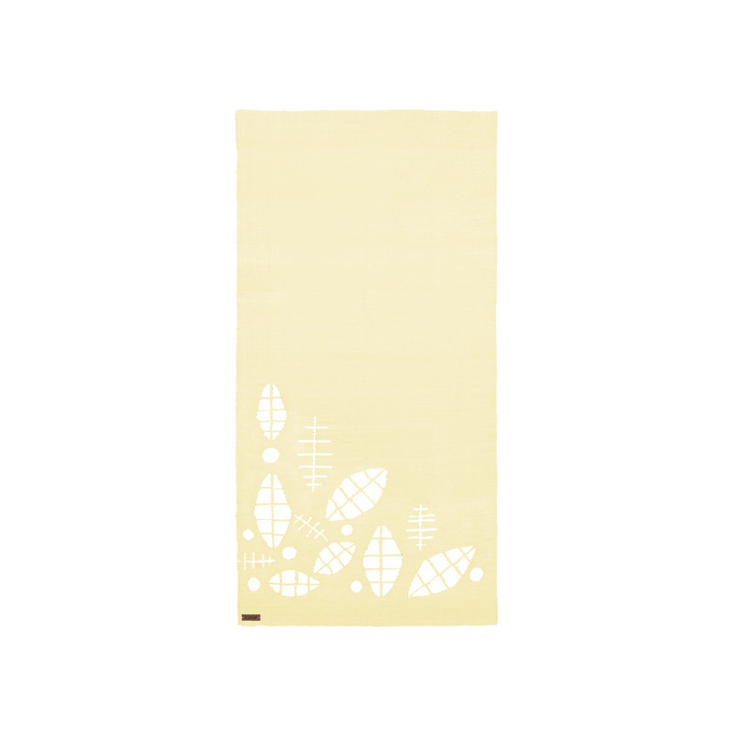 Leaves Cotton Kilim Rug