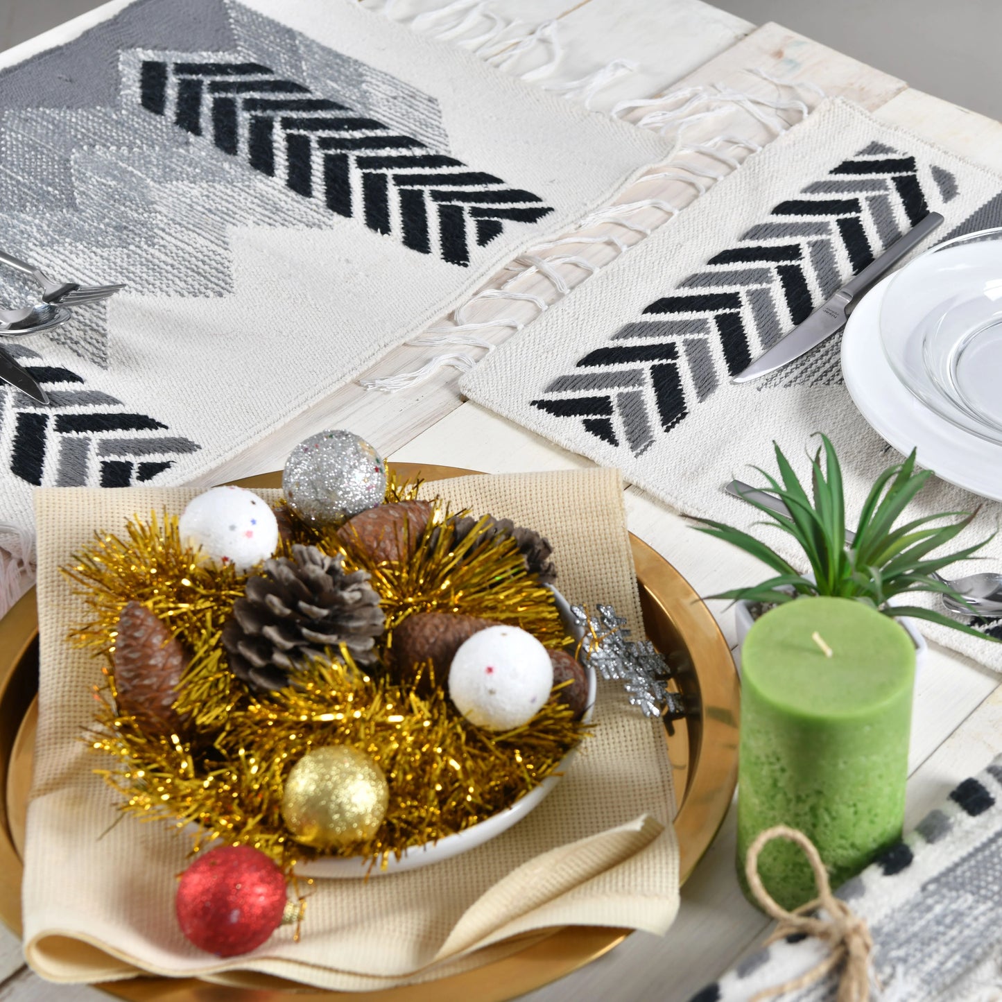 Soumak Cotton Kilim Placemats