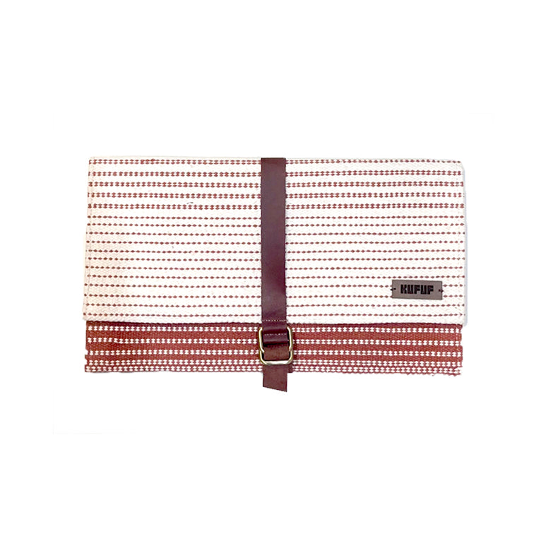 Stripped Handbag - Clutch