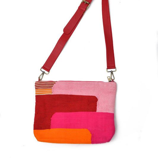 Abstract Kilim Handbag