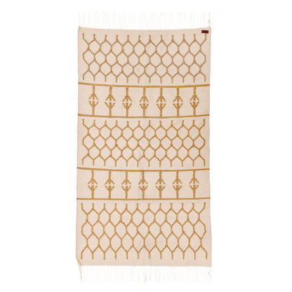 BeeHive Cotton Kilim Rug