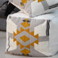 Shining Sun Kilim Pouf