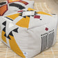 Shining Sun Kilim Pouf