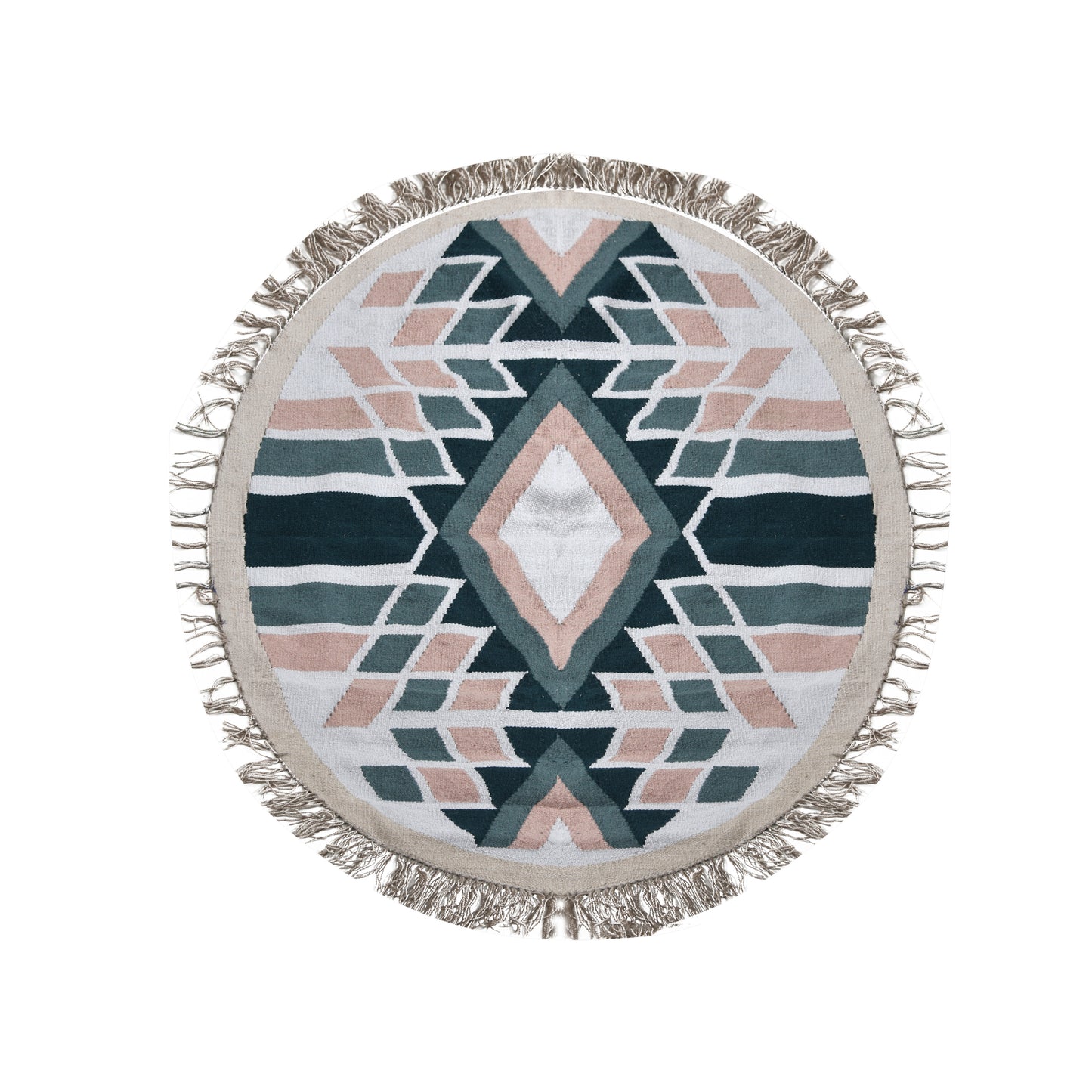 Summer Vibes Kilim Round Rug