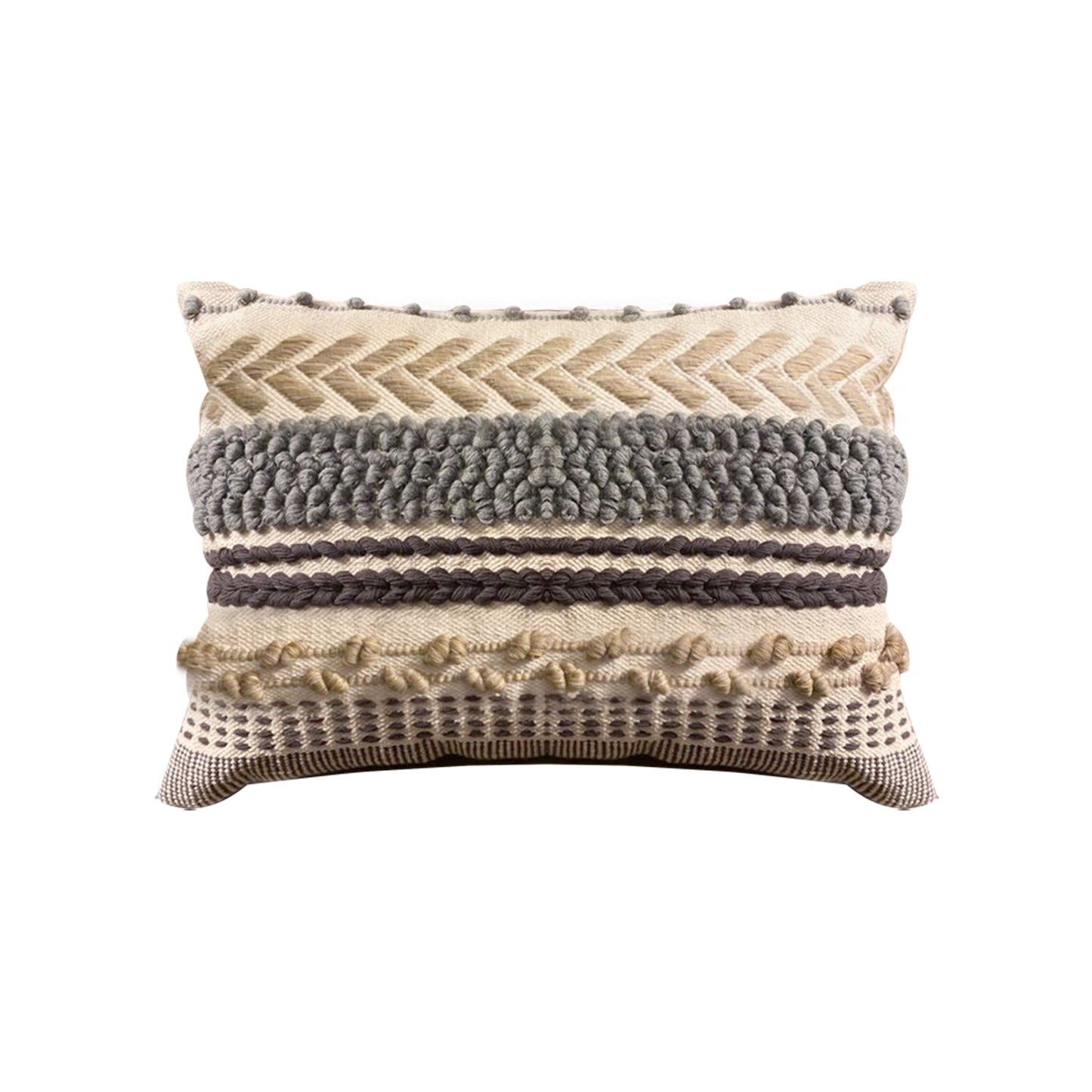 Textured stripes cushions